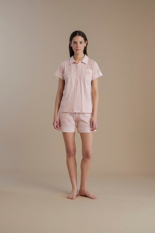 Pigiama Donna Noi di Notte FA9091 - Biancheria da sogno Pedata