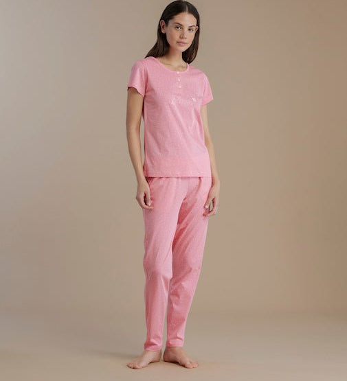 Pigiama Donna Noi di Notte FA9199 - Biancheria da sogno Pedata