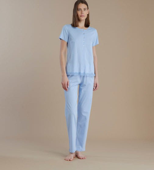 Pigiama Donna Noi di Notte FA9205 - Biancheria da sogno Pedata