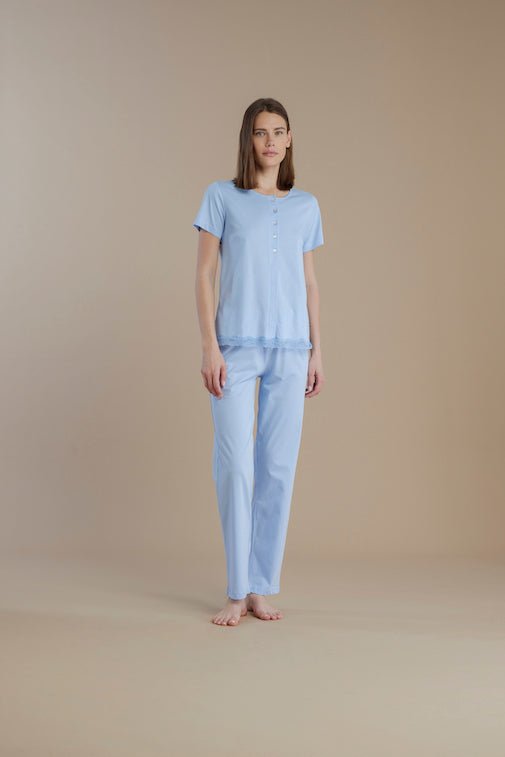 Pigiama Donna Noi di Notte FA9205 - Biancheria da sogno Pedata