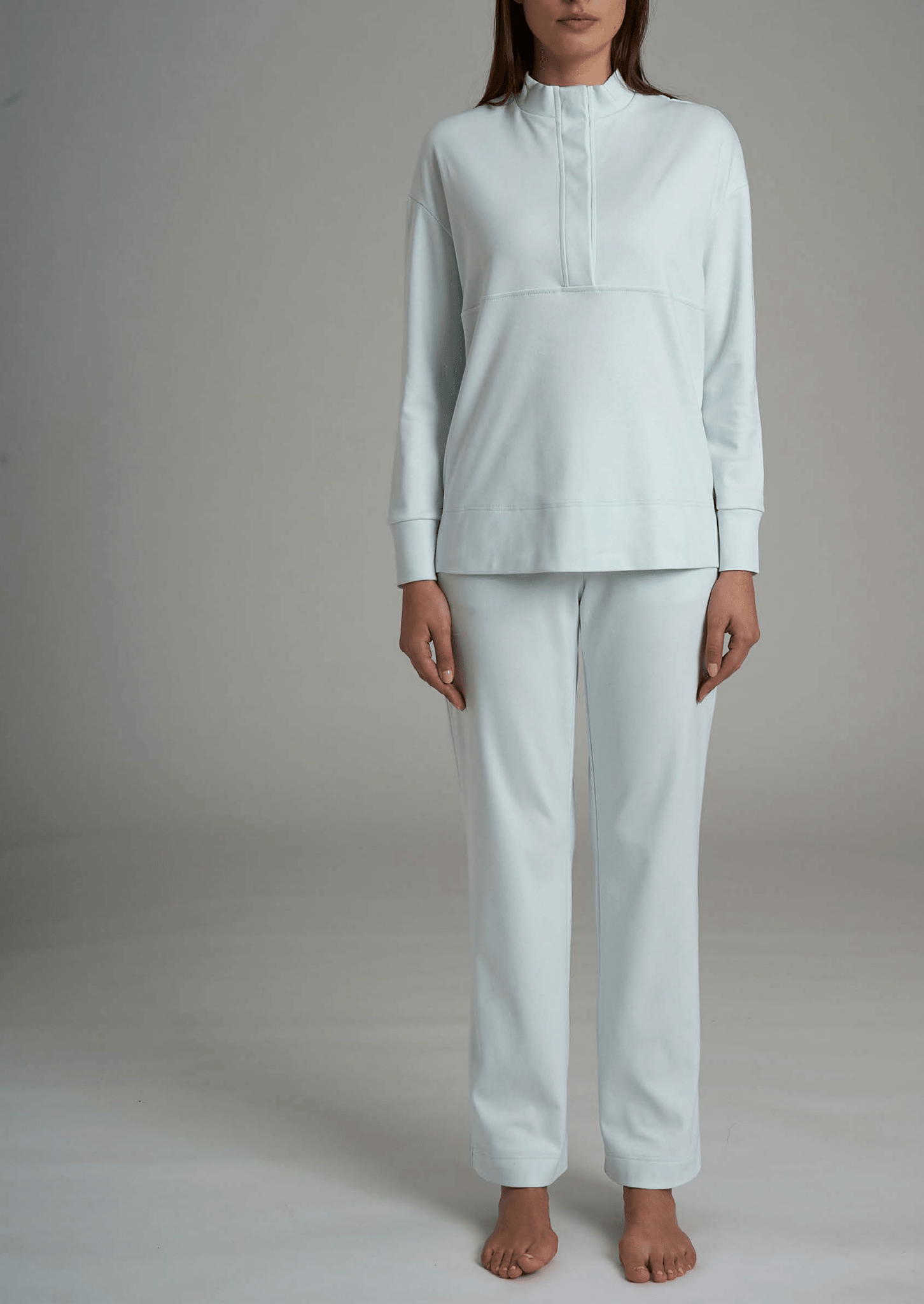 Pigiama Donna Serafino in Caldo Cotone Ragno DR70N1 - Biancheria da sogno Pedata