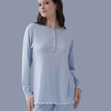 Pigiama Donna Serafino in Viscosa Amadine D3034 - Biancheria da sogno Pedata