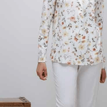 Pigiama Donna Serafino Lungo Amadine D3128 - Biancheria da sogno Pedata