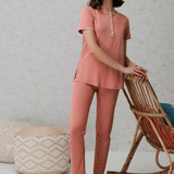 Pigiama Donna Serafino M/M P/L Amadine D3090 - Biancheria da sogno Pedata