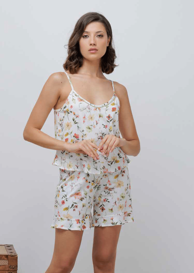 Pigiama Donna S/S e P/C Amadine D3130 - Biancheria da sogno Pedata