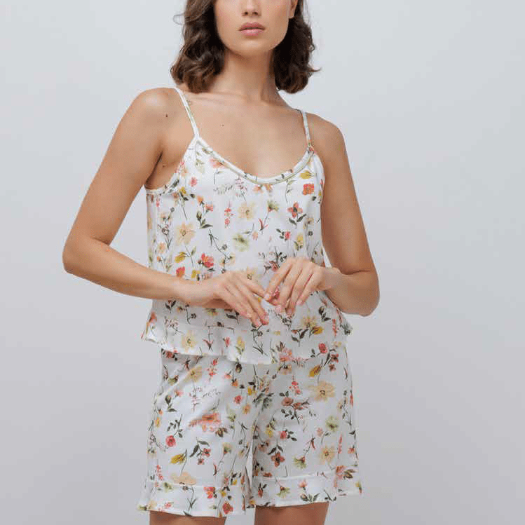 Pigiama Donna S/S e P/C Amadine D3130 - Biancheria da sogno Pedata