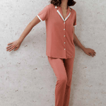 Pigiama Donna T. Uomo M/M P/L Amadine D3096 - Biancheria da sogno Pedata