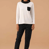 Pigiama Girocollo Donna MaryHome 6P85026 - Biancheria da sogno Pedata