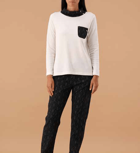 Pigiama Girocollo Donna MaryHome 6P85026 - Biancheria da sogno Pedata