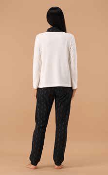 Pigiama Girocollo Donna MaryHome 6P85026 - Biancheria da sogno Pedata