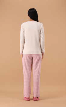 Pigiama Girocollo Donna MaryHome 6P85045 - Biancheria da sogno Pedata