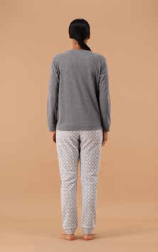 Pigiama Girocollo Donna MaryHome 6P85063 - Biancheria da sogno Pedata