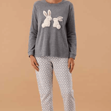 Pigiama Girocollo Donna MaryHome 6P85063 - Biancheria da sogno Pedata