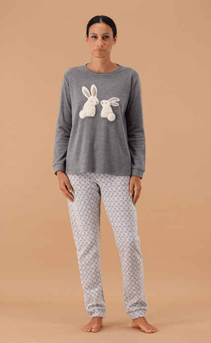 Pigiama Girocollo Donna MaryHome 6P85063 - Biancheria da sogno Pedata