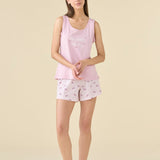 Pigiama Girocollo Donna S/L P/C Noi Di Notte FA9616 - Biancheria da sogno Pedata
