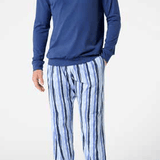 Pigiama Girocollo Lungo Uomo Cotone Perofil VPRT93398 - Biancheria da sogno Pedata