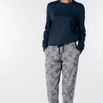 Pigiama Girocollo Unisex Caldo Cotone Perofil VPRT93206 - Biancheria da sogno Pedata