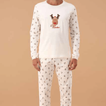 Pigiama Girocollo Uomo MaryHome 6P85008 - Biancheria da sogno Pedata