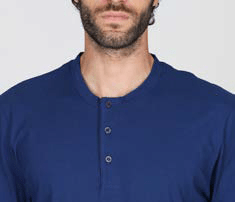 Pigiama Lungo Serafino Cotone Uomo Julipet JAL680 - Biancheria da sogno Pedata