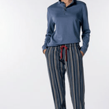 Pigiama Lupetto Unisex Caldo Cotone Perofil VPRT93204 - Biancheria da sogno Pedata