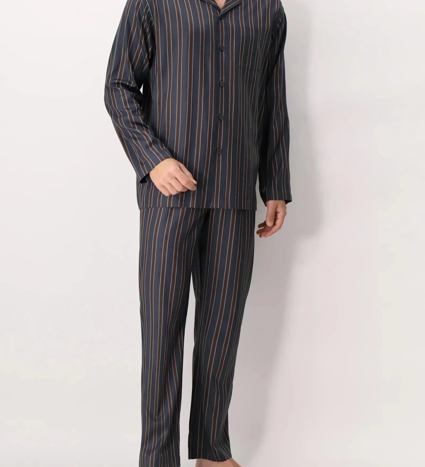 Pigiama Perofil Aperto con Collo Lyocell - Biancheria da sogno Pedata