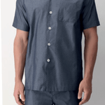 Pigiama Perofil Corto Popeline Camiceria - Biancheria da sogno Pedata