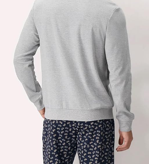 Pigiama Perofil Girocollo Stampa Biciclette - Biancheria da sogno Pedata