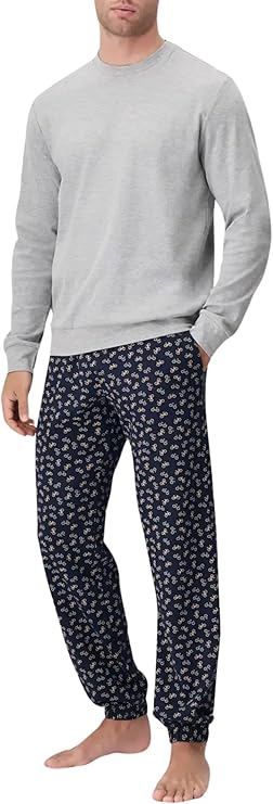 Pigiama Perofil Girocollo Stampa Biciclette - Biancheria da sogno Pedata