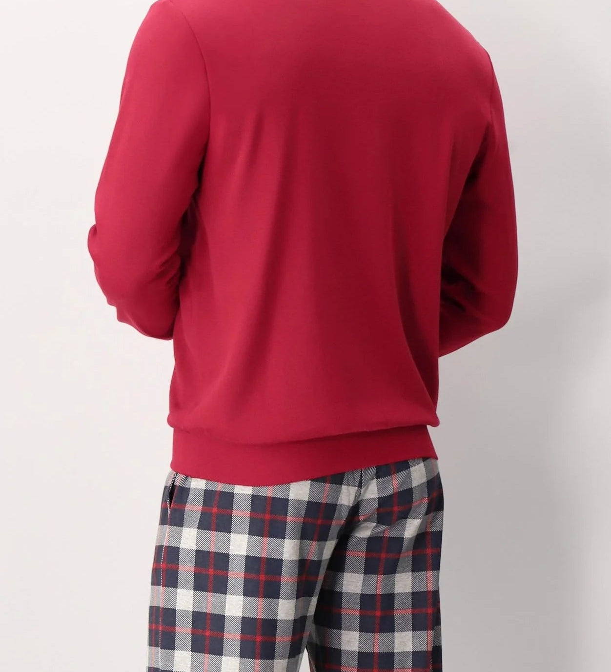 Pigiama Perofil Girocollo Stampa Check - Biancheria da sogno Pedata