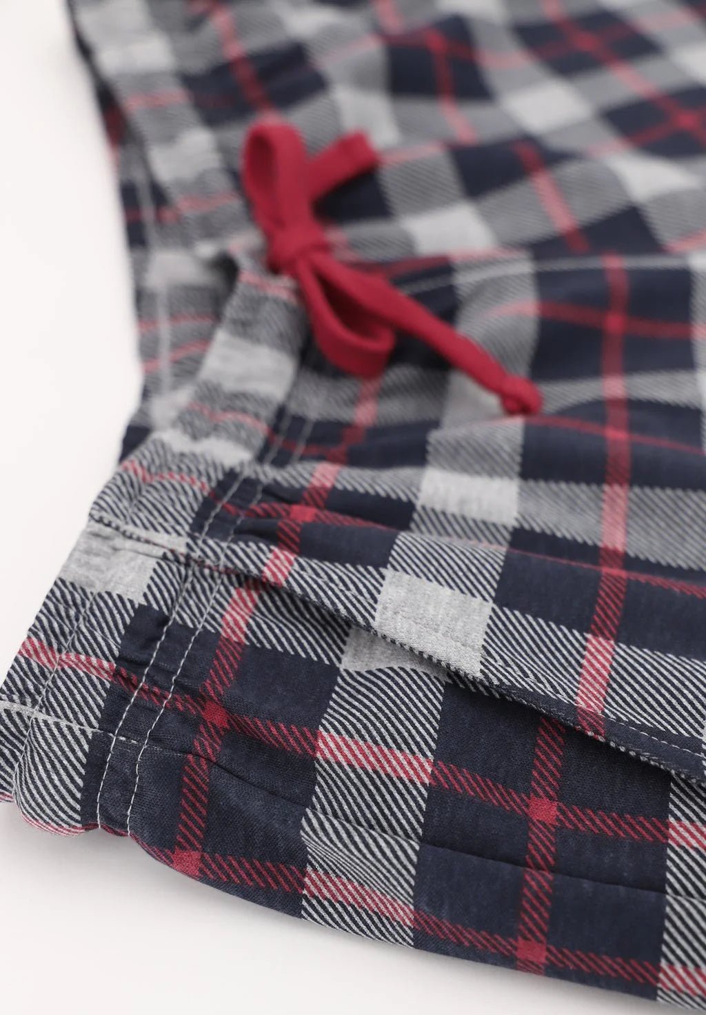 Pigiama Perofil Girocollo Stampa Check - Biancheria da sogno Pedata