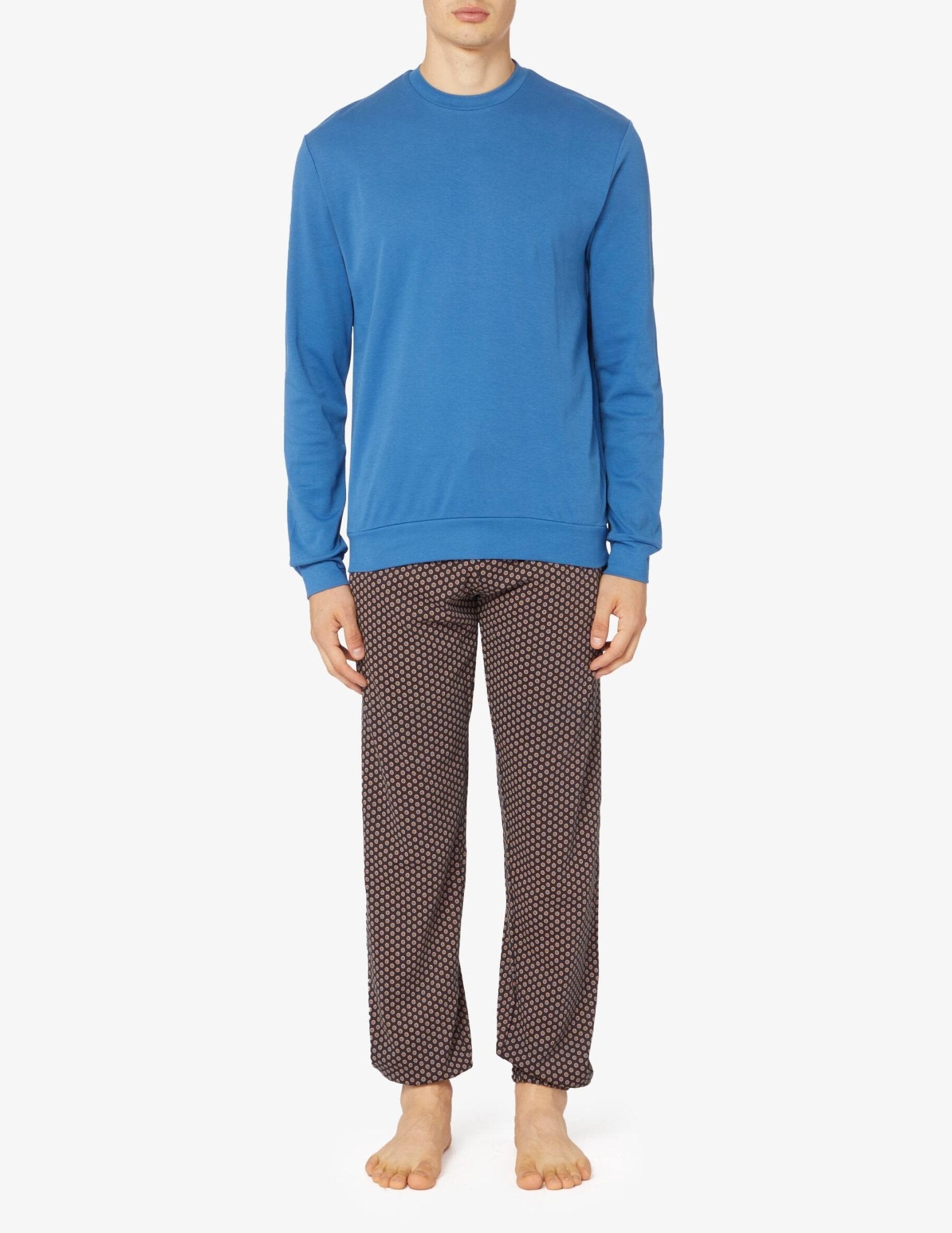 Pigiama Perofil Girocollo Stampa Pois - Biancheria da sogno Pedata