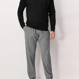 Pigiama Perofil Lupetto con Bottoni Stampa Chevron - Biancheria da sogno Pedata