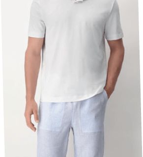 Pigiama Perofil Polo Lino e Cotone - Biancheria da sogno Pedata