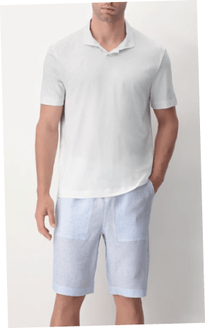 Pigiama Perofil Polo Lino e Cotone - Biancheria da sogno Pedata