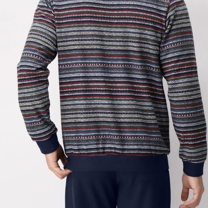 Pigiama Perofil Serafino Soft Multicolor - Biancheria da sogno Pedata