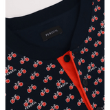 Pigiama Perofil Serafino Stampa Biciclette - Biancheria da sogno Pedata