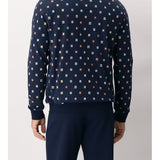 Pigiama Perofil Serafino Stampa Cravatteria - Biancheria da sogno Pedata