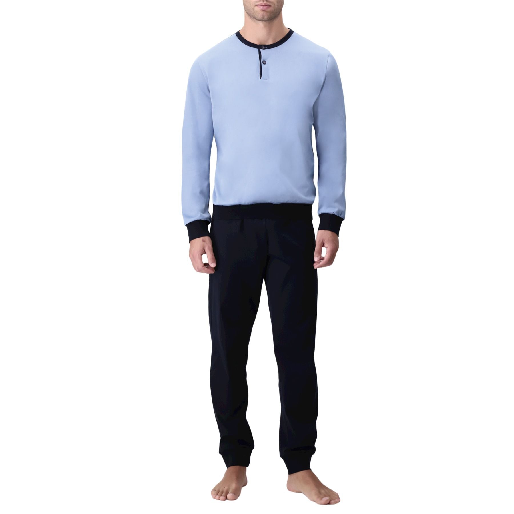 Pigiama Perofil Venezia Serafino Basic - Biancheria da sogno Pedata