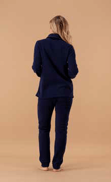 Pigiama Pile Full Zip Donna MaryHome 6H45077 - Biancheria da sogno Pedata