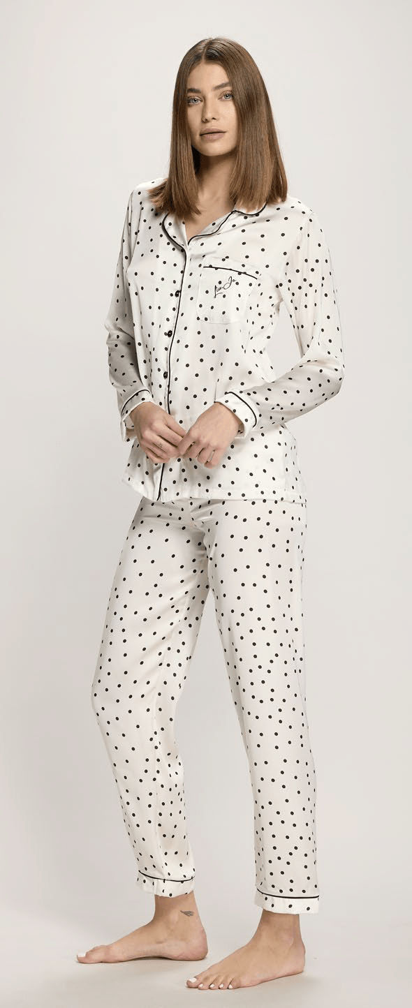 Pigiama Raso Donna Liu - Jo DL0072 - Biancheria da sogno Pedata