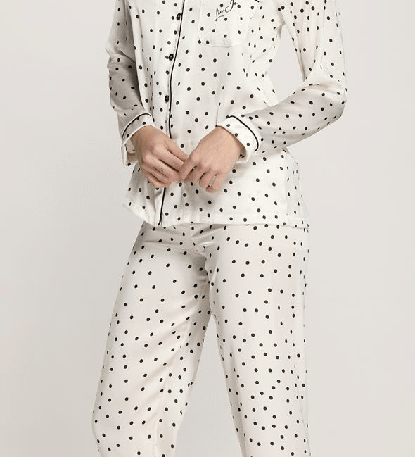 Pigiama Raso Donna Liu - Jo DL0072 - Biancheria da sogno Pedata