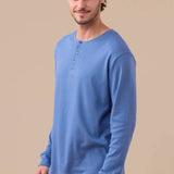 Pigiama Serafino Caldo Cotone Uomo Noi Di Notte FC3136 - Biancheria da sogno Pedata