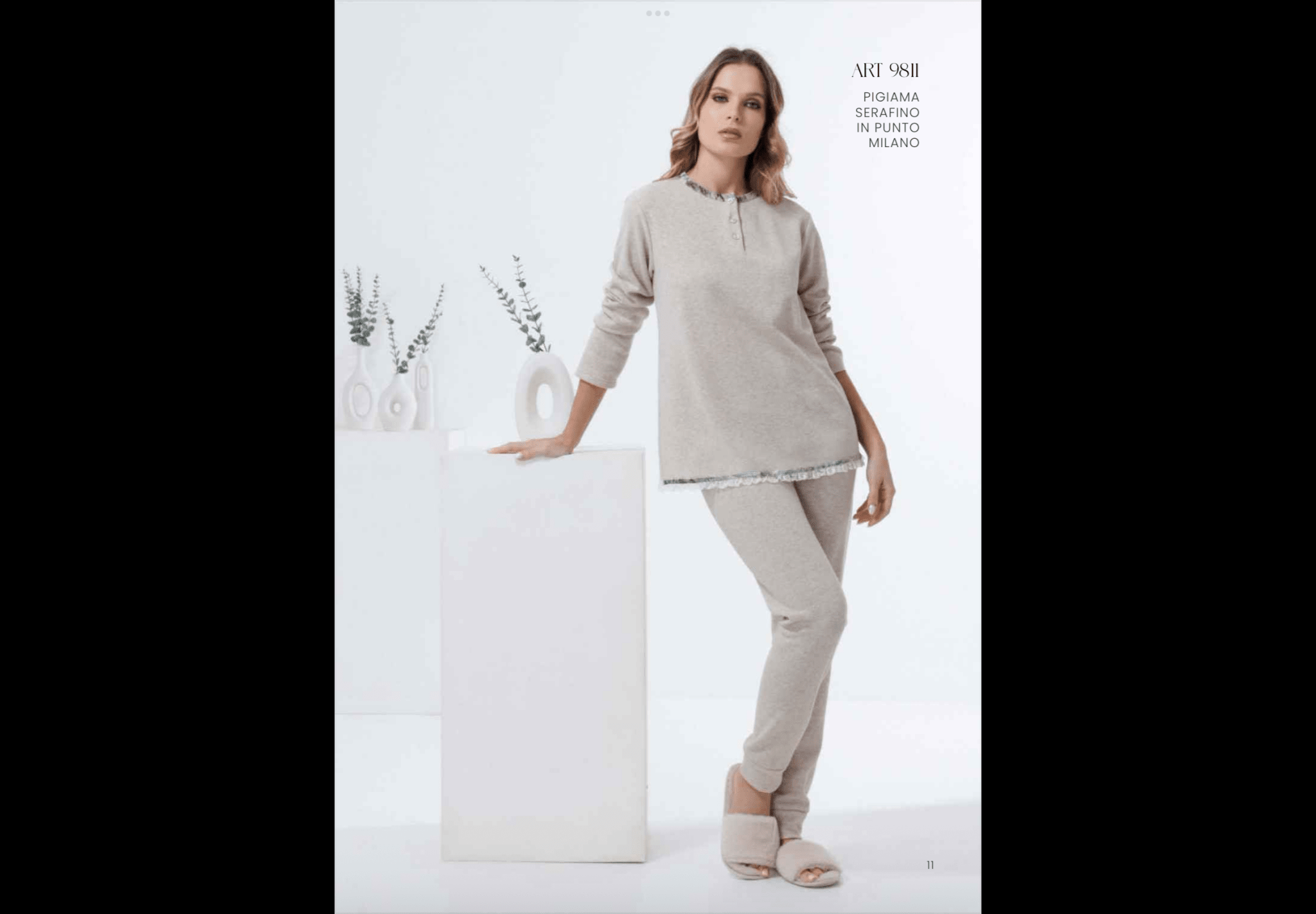 Pigiama Serafino Donna Andra 9811 - Biancheria da sogno Pedata