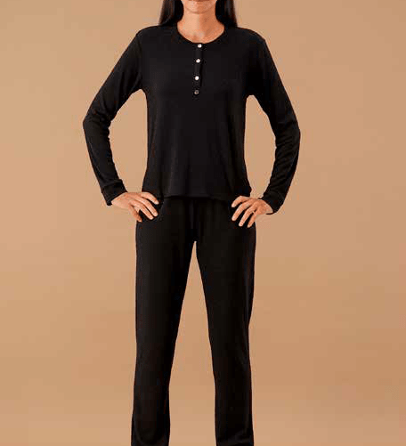 Pigiama Serafino Donna MaryHome 6P85017 - Biancheria da sogno Pedata