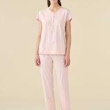 Pigiama Serafino Donna M/M P/L Noi Di Notte FA9513 - Biancheria da sogno Pedata
