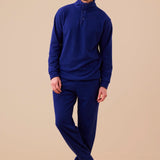 Pigiama Serafino Micropile Uomo Noi Di Notte FC3198 - Biancheria da sogno Pedata