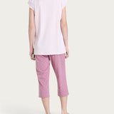 Pigiama Serafino Pinocchietto Donna Ragno DP44NB - Biancheria da sogno Pedata