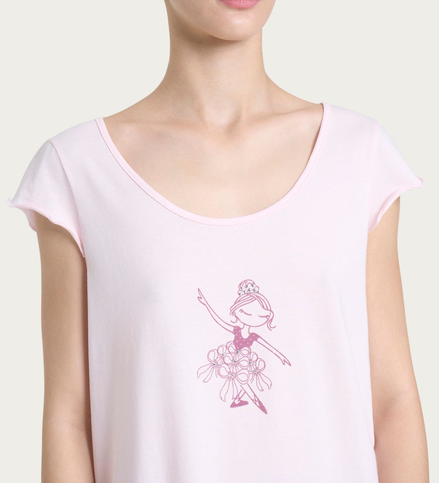 Pigiama Serafino Pinocchietto Donna Ragno DP44NB - Biancheria da sogno Pedata