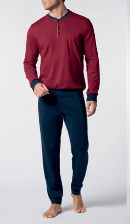 Pigiama Serafino Uomo Perofil VPRT93209 - Biancheria da sogno Pedata