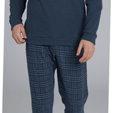 Pigiama Serafino Uomo Punto Milano Ragno U986N1 - Biancheria da sogno Pedata